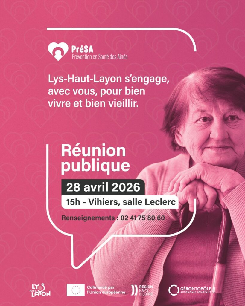 La salle Leclerc de Vihiers accueillera mardi 28 avril à 15h, à la salle Leclerc de Vihiers la présentation du diagnostic PréSA, ouvert aux habitants du territoire. | Lys-Haut-Layon