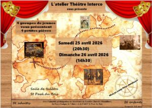 Affiche du spectacle de l’atelier théâtre intercommunal | La Voix Lyssoise - KÉVIN NICOULEAUD