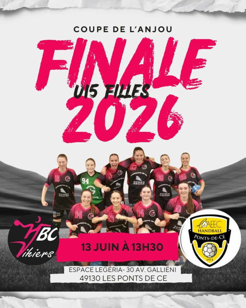 Les U15 féminines du HBC Vihiers se qualifient pour la finale de la Coupe de l’Anjou. | Photo : HBC Vihiers
