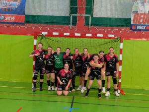Les U15 féminines du HBC Vihiers se qualifient pour la finale de la Coupe de l’Anjou. | Photo : HBC Vihiers