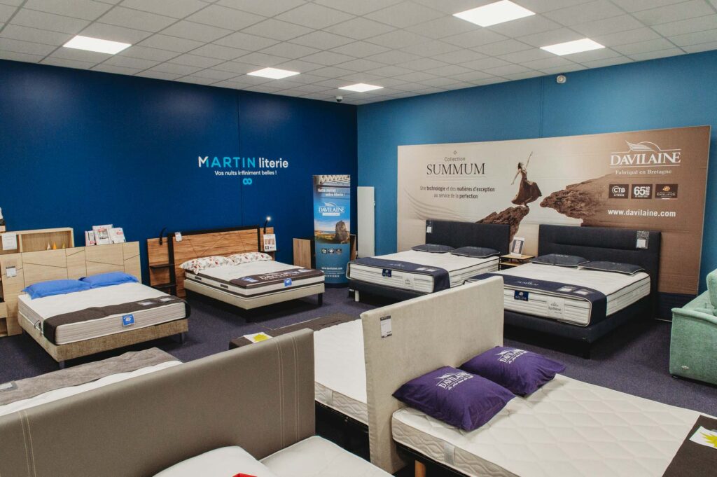 Le magasin Maison Martin, installé dans la zone des Courtils à Vihiers, propose une large gamme de literie avec un accompagnement personnalisé. | La Voix Lyssoise - KÉVIN NICOULEAUD