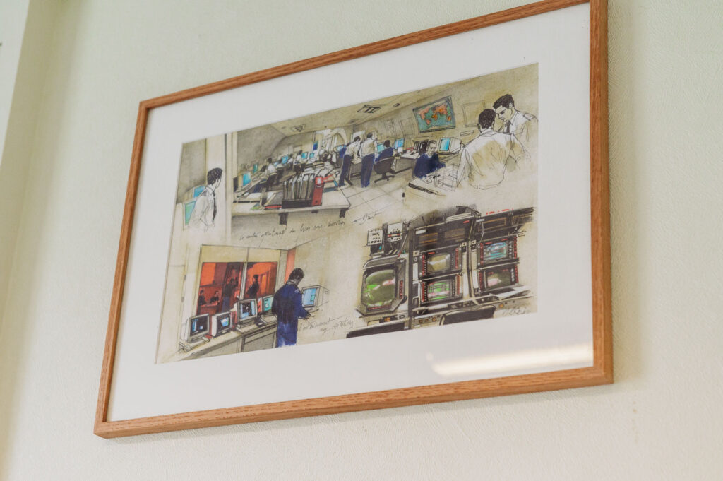 Croquis d'un simulateur d'entrainement d'exercice utilisé en formation de sous-marinier | La Voix Lyssoise - KÉVIN NICOULEAUD