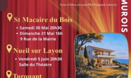 la troupe Coups de Théâtre du Saumurois présenteront leur création originale « Marivaudages autour d'un viager » au théâtre Saint-Charles de Nueil-sur-Layon. | La Voix Lyssoise - KÉVIN NICOULEAUD